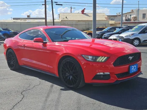 Red 2017 Ford Mustang EcoBoost Premium for sale in El Paso, TX