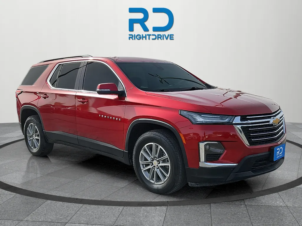 Red 2023 Chevrolet Traverse LT for sale in El Paso, TX