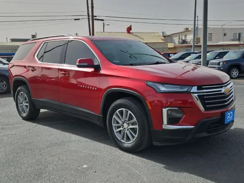 Red 2023 Chevrolet Traverse LT for sale in El Paso, TX