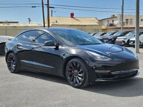 Black 2022 Tesla Model 3 Performance for sale in El Paso, TX