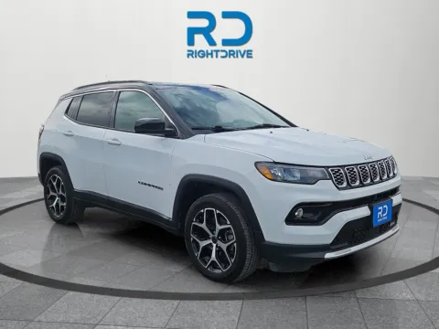 White 2025 Jeep Compass Limited for sale in El Paso, TX