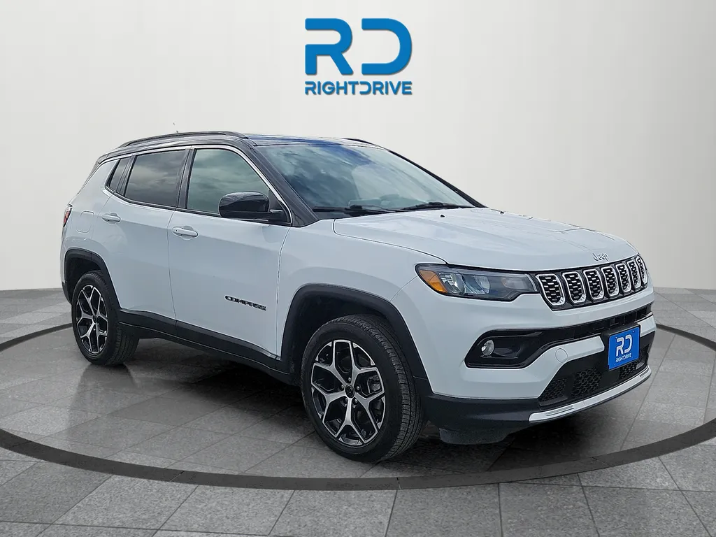 White 2025 Jeep Compass Limited for sale in El Paso, TX