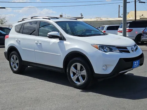 White 2015 Toyota RAV4 XLE for sale in El Paso, TX