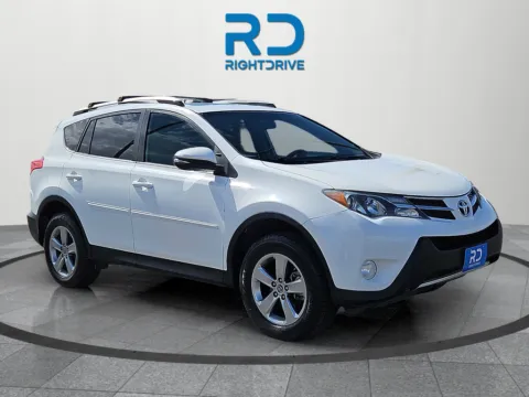 White 2015 Toyota RAV4 XLE for sale in El Paso, TX
