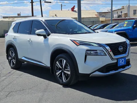 White 2023 Nissan Rogue Platinum for sale in El Paso, TX