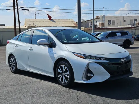 White 2017 Toyota Prius Prime Advanced for sale in El Paso, TX