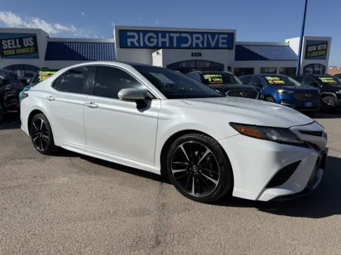 White 2019 Toyota Camry XSE V6 for sale in El Paso, TX