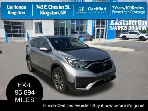 Silver 2022 Honda CR-V EX-L for sale in Kingston, NY