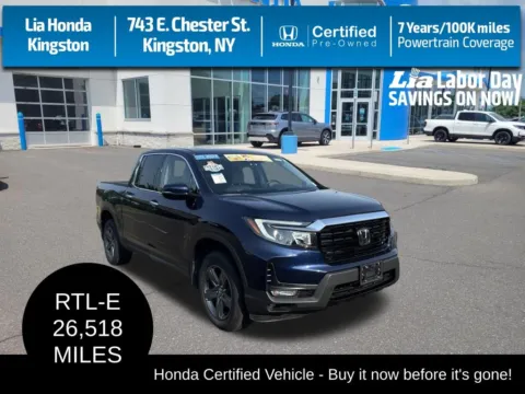 Black 2023 Honda Ridgeline RTL-E for sale in Kingston, NY