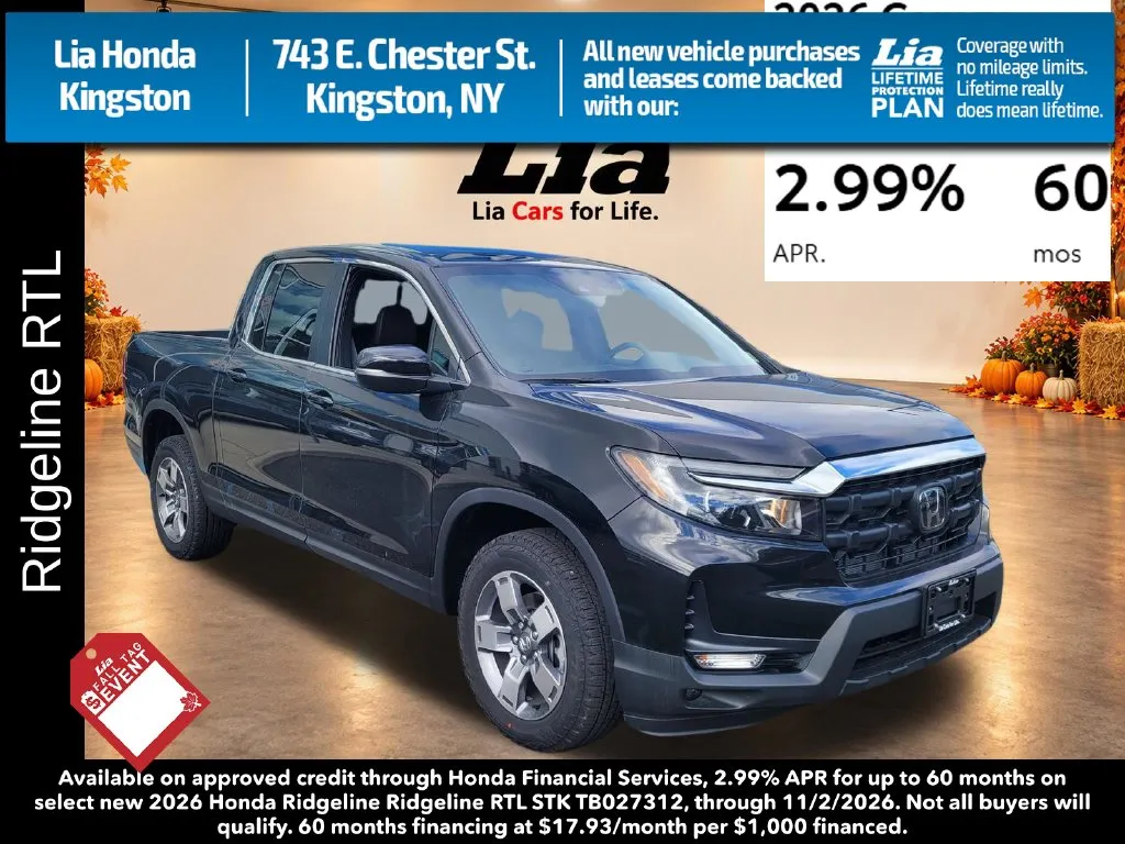 2026 Honda Ridgeline RTL for sale in Kingston, NY
