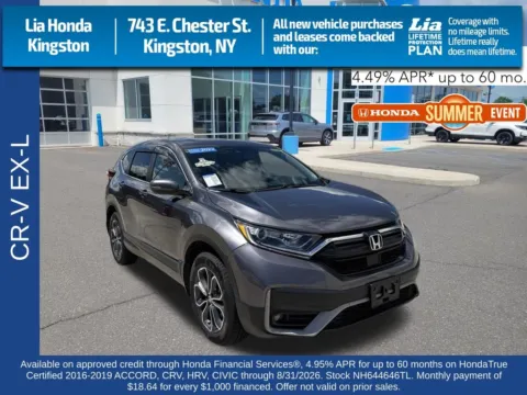 Gray 2022 Honda CR-V EX-L for sale in Kingston, NY