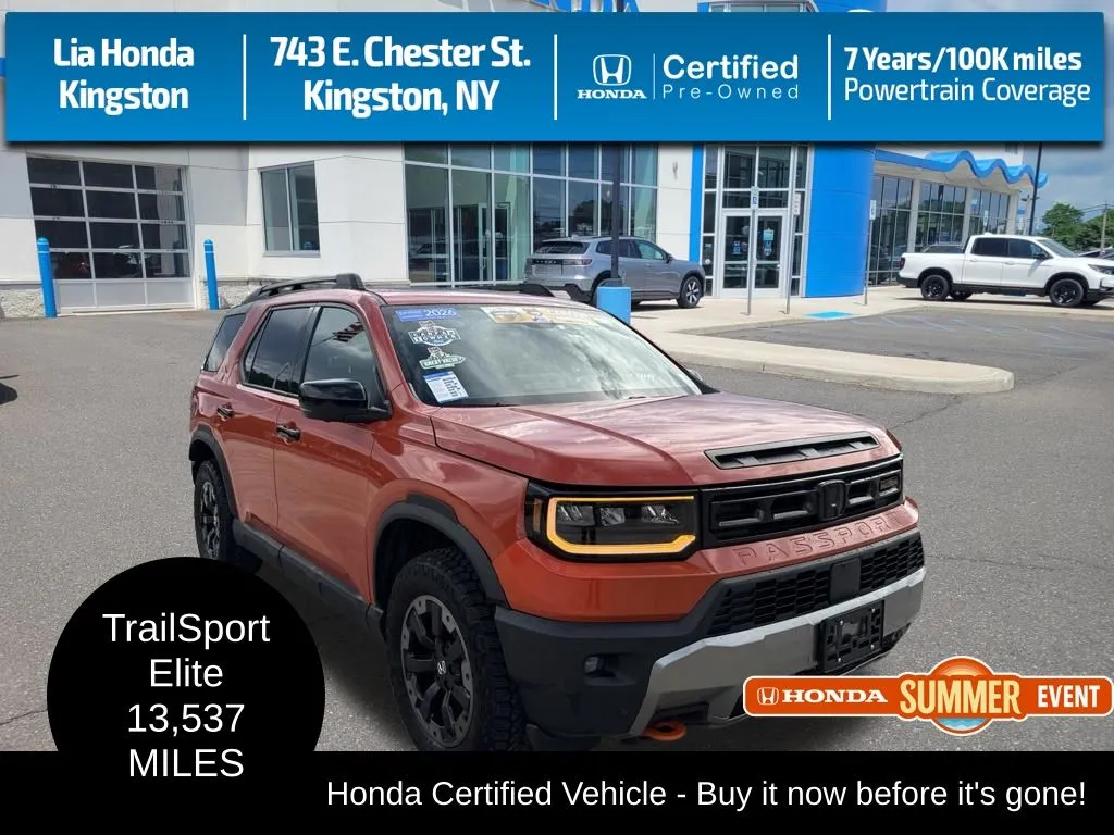 Orange 2026 Honda Passport TrailSport Elite for sale in Kingston, NY