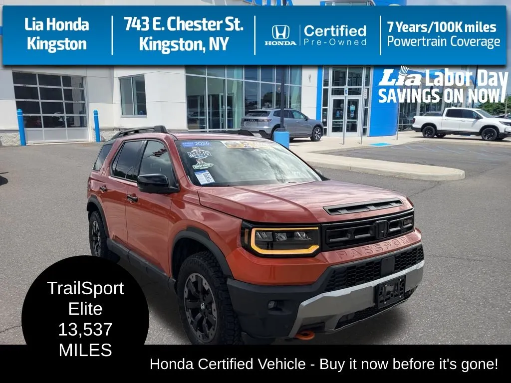 Orange 2026 Honda Passport TrailSport Elite for sale in Kingston, NY