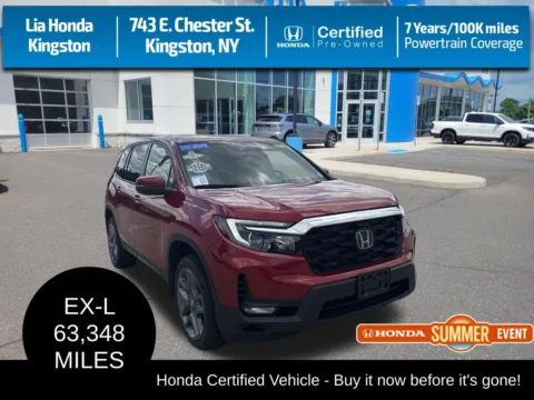 Red 2023 Honda Passport EX-L for sale in Kingston, NY