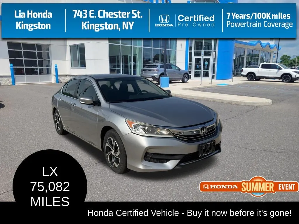2017 Honda Accord LX for sale in Kingston, NY