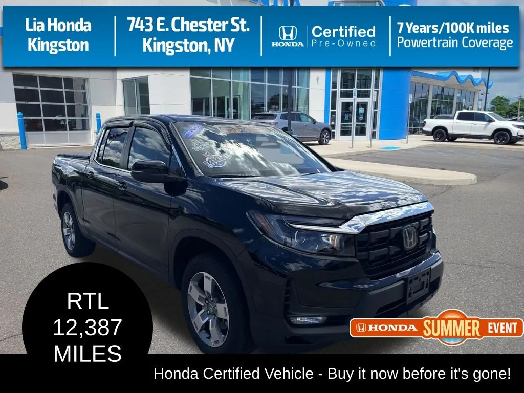 Black 2025 Honda Ridgeline RTL for sale in Kingston, NY