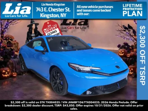 Blue 2026 Honda Prelude Hybrid for sale in Kingston, NY