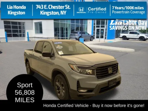 Black 2023 Honda Ridgeline Sport for sale in Kingston, NY
