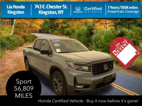Black 2023 Honda Ridgeline Sport for sale in Kingston, NY