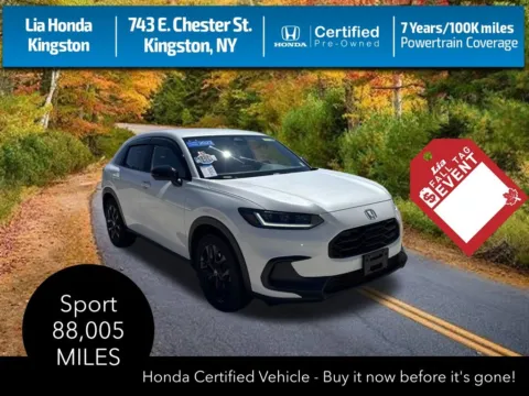 White 2023 Honda HR-V Sport for sale in Kingston, NY