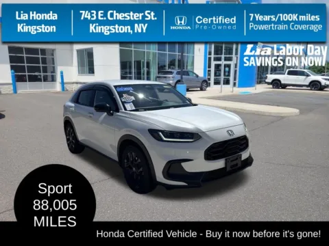 White 2023 Honda HR-V Sport for sale in Kingston, NY