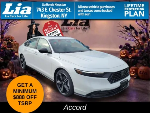 White 2026 Honda Accord Hybrid Sport for sale in Kingston, NY