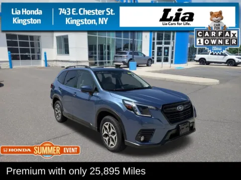 Blue 2023 Subaru Forester Premium for sale in Kingston, NY