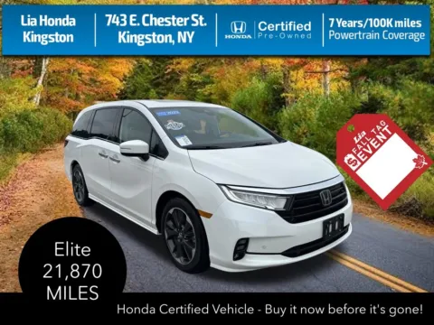 White 2023 Honda Odyssey Elite for sale in Kingston, NY