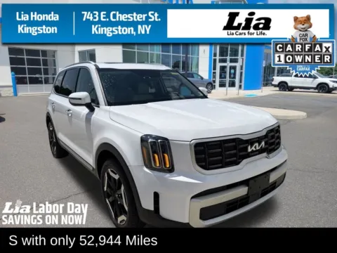 White 2024 Kia Telluride S for sale in Kingston, NY