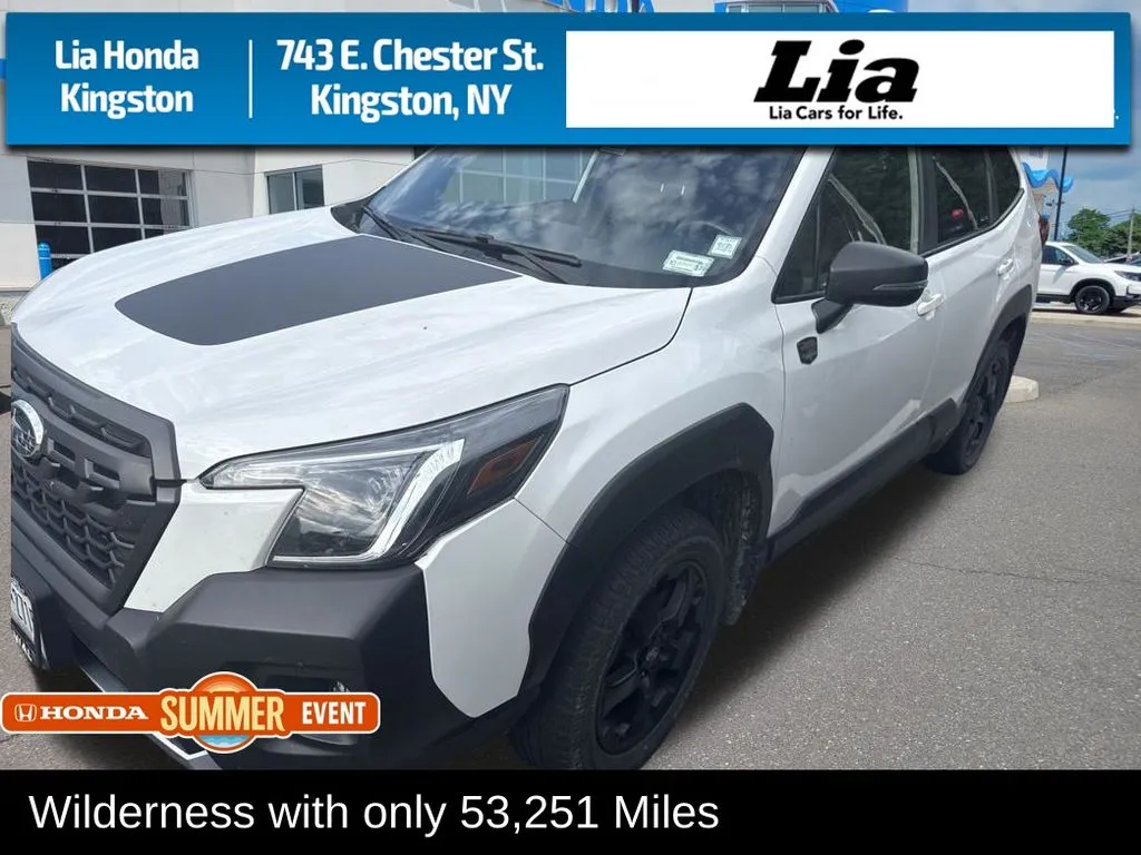 White 2023 Subaru Forester Wilderness for sale in Kingston, NY