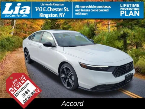 White 2026 Honda Accord Hybrid Sport for sale in Kingston, NY