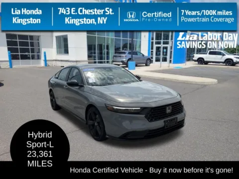 Gray 2024 Honda Accord Hybrid Sport-L for sale in Kingston, NY