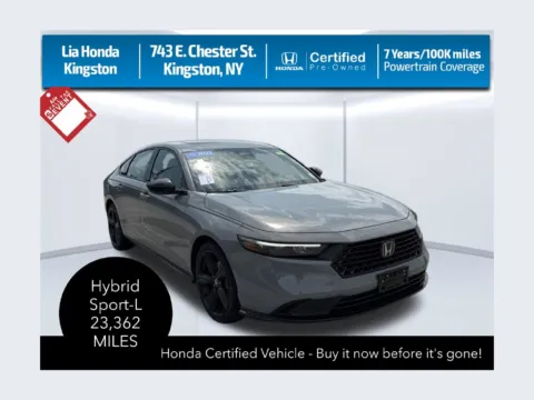 Gray 2024 Honda Accord Hybrid Sport-L for sale in Kingston, NY