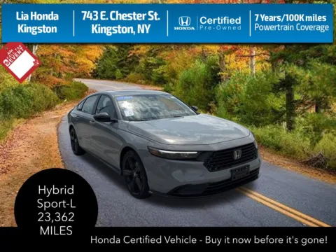 Gray 2024 Honda Accord Hybrid Sport-L for sale in Kingston, NY