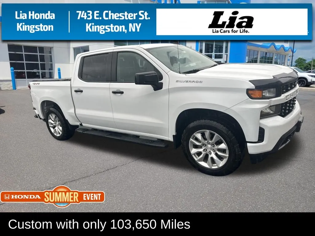 White 2021 Chevrolet Silverado 1500 Custom for sale in Kingston, NY