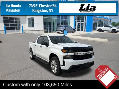 White 2021 Chevrolet Silverado 1500 Custom for sale in Kingston, NY