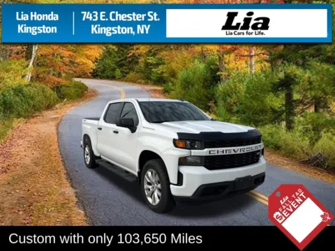White 2021 Chevrolet Silverado 1500 Custom for sale in Kingston, NY