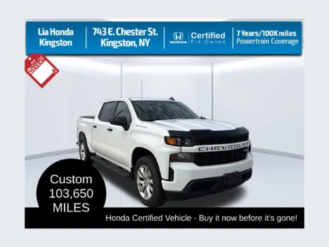 White 2021 Chevrolet Silverado 1500 Custom for sale in Kingston, NY