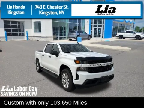 White 2021 Chevrolet Silverado 1500 Custom for sale in Kingston, NY