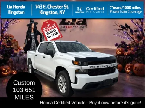 White 2021 Chevrolet Silverado 1500 Custom for sale in Kingston, NY