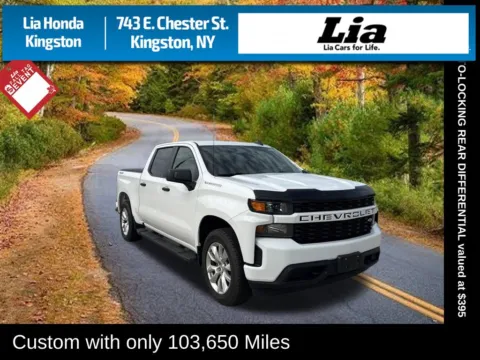 White 2021 Chevrolet Silverado 1500 Custom for sale in Kingston, NY