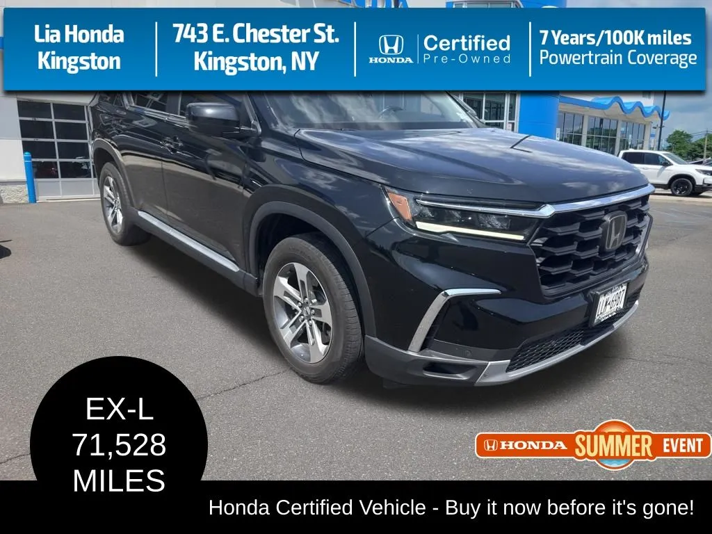 Black 2025 Honda Pilot EX-L for sale in Kingston, NY