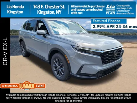 Gray 2026 Honda CR-V EX-L for sale in Kingston, NY