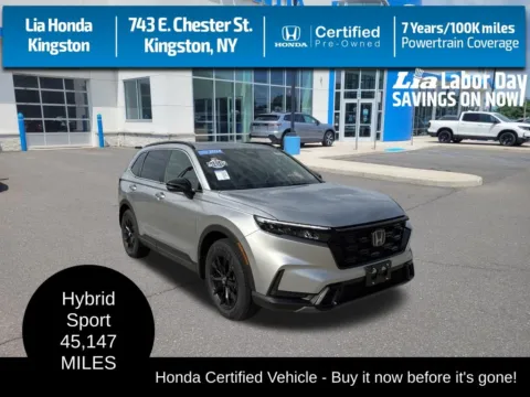 Silver 2024 Honda CR-V Hybrid Sport for sale in Kingston, NY