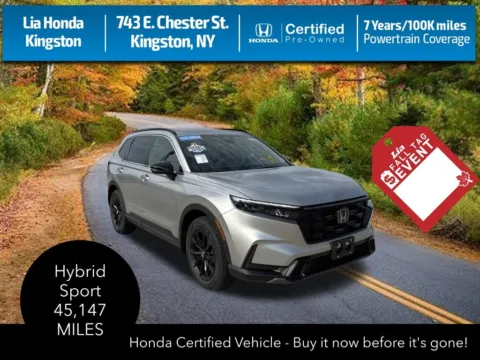 Silver 2024 Honda CR-V Hybrid Sport for sale in Kingston, NY