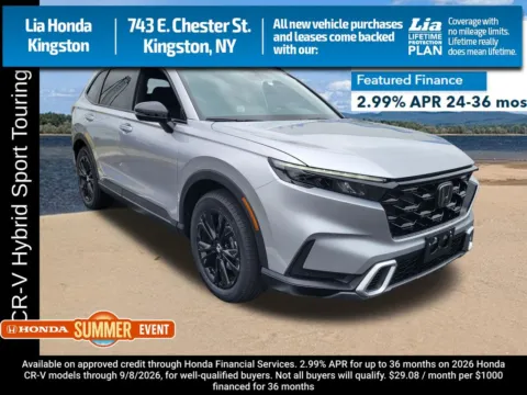 Silver 2026 Honda CR-V Hybrid Sport Touring for sale in Kingston, NY