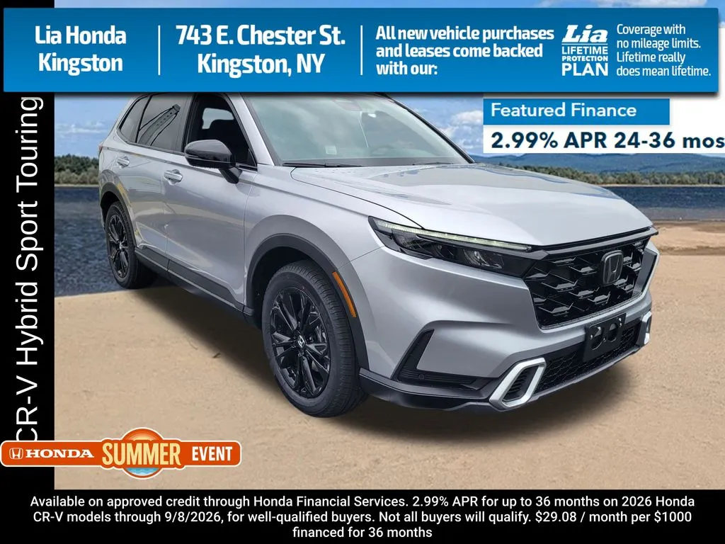 Silver 2026 Honda CR-V Hybrid Sport Touring for sale in Kingston, NY