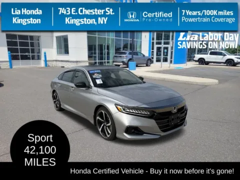 Silver 2022 Honda Accord Sport 2.0T for sale in Kingston, NY