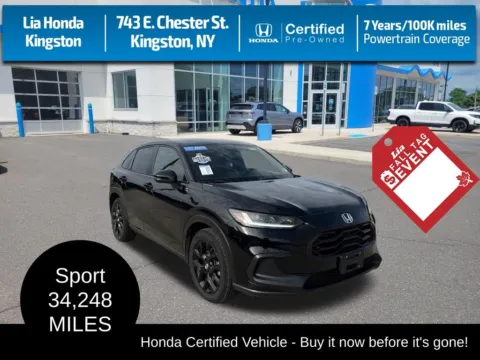Black 2024 Honda HR-V Sport for sale in Kingston, NY