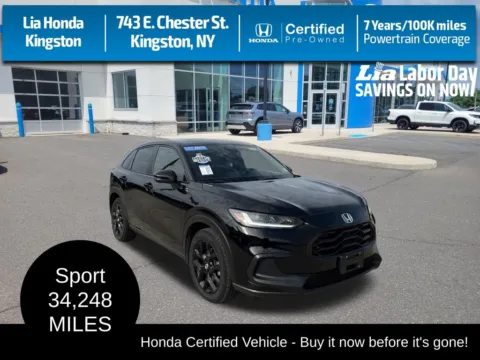 Black 2024 Honda HR-V Sport for sale in Kingston, NY